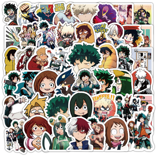 애니메이션 스티커 SET 74~100매, 1세트, 나의 히어로 아카데미아