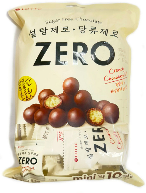 LOTTE ZERO 無砂糖巧克力, 14g, 10個