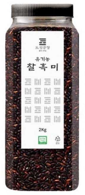 도정공장 유기농 찰흑미, 2kg, 3개