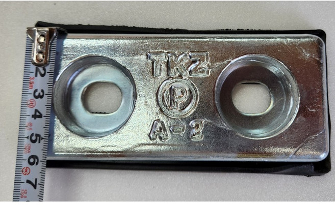 아연판(아연 양극 Zinc Anode) 국제규격 징크 아노드 애노드 부식방지기능 선박부식방지, A-2(15t), 1개