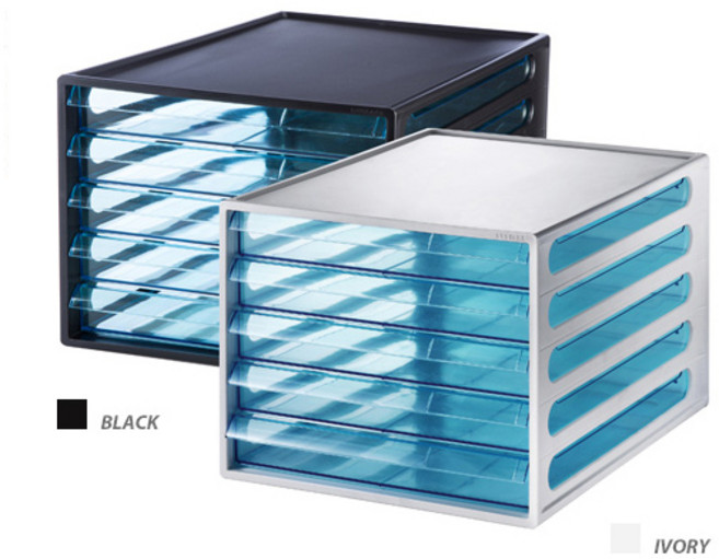 시스맥스 EL 서류함 5단 10825, 블랙