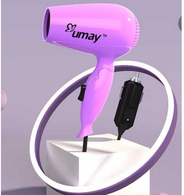 캠핑 헤어드라이어 24V 충전식 저소음 드라이기 드라이어, A. 12V 소형차