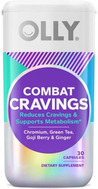 비타민 식품 올리 컴뱃 크레이빙스 에너지 1000 mcg 크롬 녹차 구기자 생강 30정, 30개입 1개 - 쿠팡