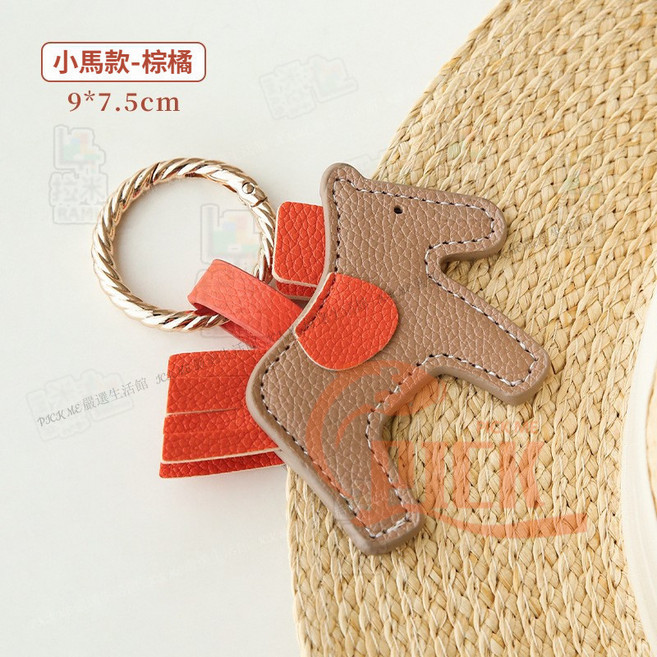 磁吸帽夾 貓熊款-棕色 6*7.3CM, 1個, 橙杏小馬
