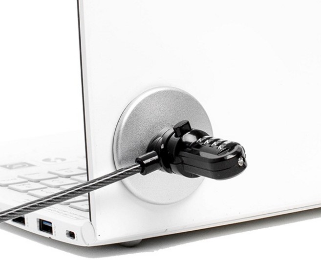 노트케이스 잠금홀 없는 노트북 도난방지장치 델타, 델타 36 실버, 1개