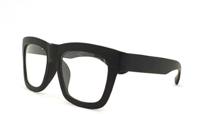 초경량 빅사이즈 두꺼운 뿔테 안경 대두안경 검정무광