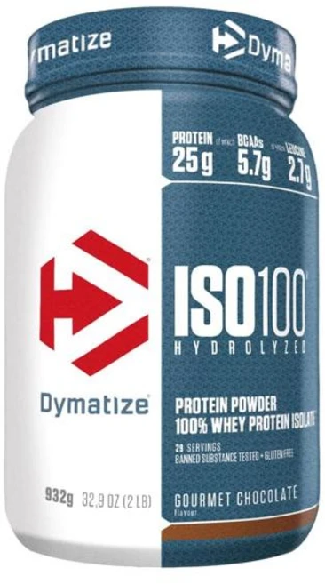 Dymatize 다이매타이즈 ISO100 딸기맛 가수분해단백질 고순도, 1개, 932g - 쿠팡