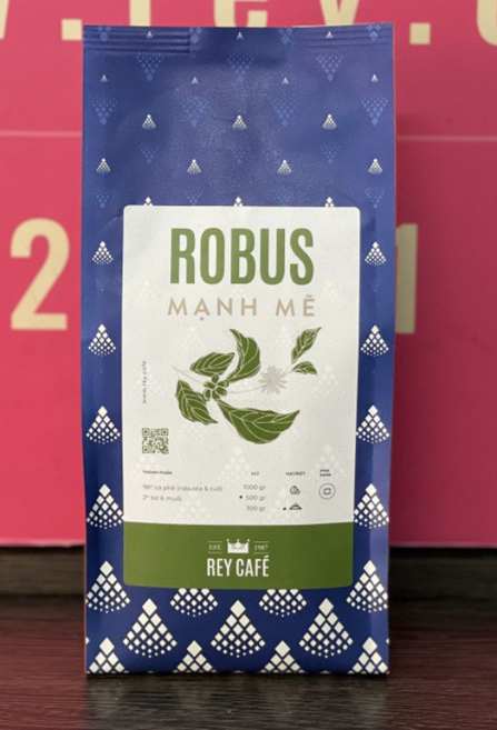 [REY CAFE] 레이 로부스타 버터 퓨어 커피 블렌드 베트남, 1개, 500g, 핸드드립