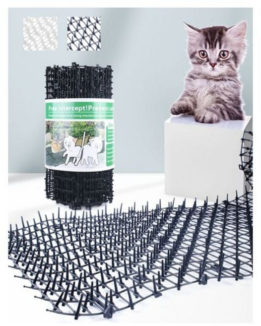 애견 고양이 접근방지패드 200cm 금지 비둘기, 1개, 블랙-200cm