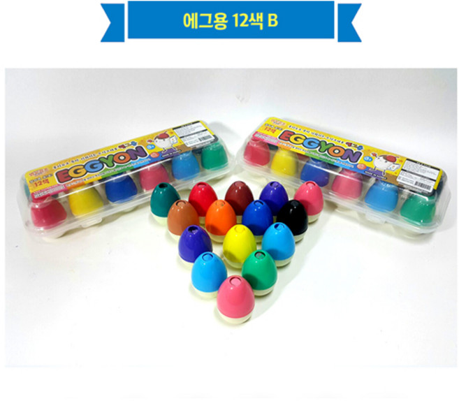 에그용 12컬러 (패밀리 B형) 크레파스/수성, 에그용 12컬러 (패밀리 B형)수성크레용