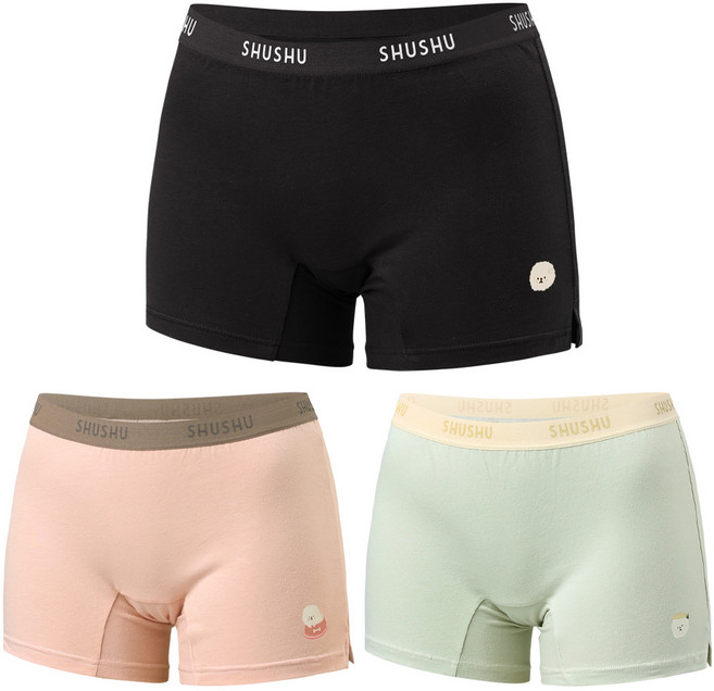 슈슈 제나 면스판 주니어 여성 드로즈 팬티 3매세트