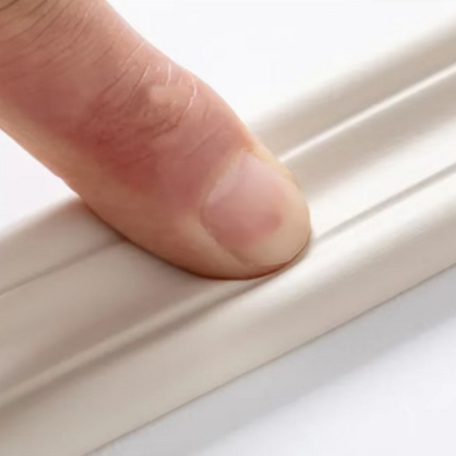 셀프 테두리 라인 띠몰딩 테이프 스트랩 소프트 몰딩 스티커 화이트 3cmx5M 색상선택, 브라운, 1개