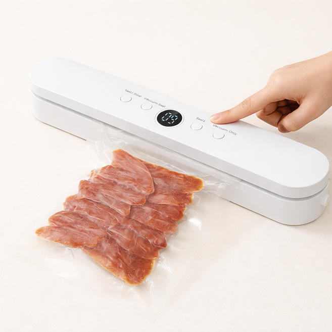 해브유 가정용 디지털 진공포장기 강력 자동 밀봉 흡입 식품 보관 압축기, XLDZ-668