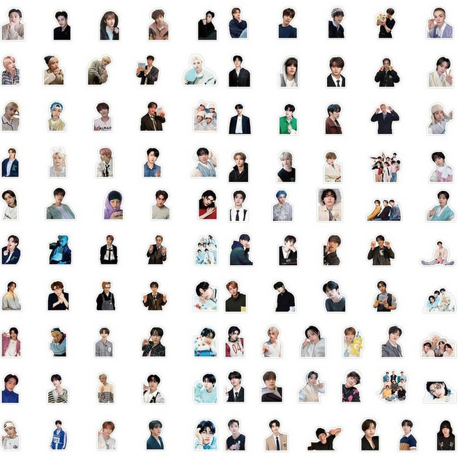 아이돌 스티커 15개 그룹 풀라인업 국내최다 옵션 선택형 대용량 다꾸 폰꾸, 1세트, STRAY KIDS(스트레이키즈)/103Pcs