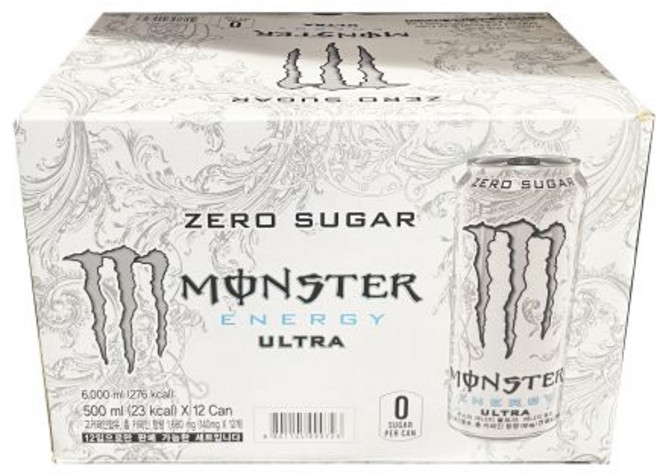 몬스터에너지 울트라 500ML X 12캔 MONSTER ENERGY ULTRA