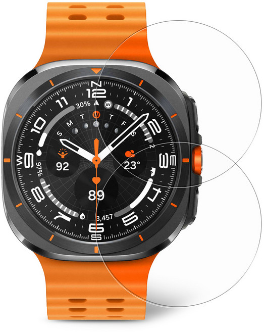다이아큐브 갤럭시워치 울트라 47mm 프리미엄 AR 저반사 고화질 액정보호필름 간편부착 2P