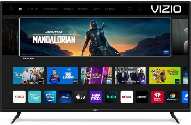 VIZIO 65인치 V-시리즈 4K UHD LED 스마트 TV애플 에어플레이 및 크롬캐스트 내장 돌비 비전 HDR10 HDMI 2.1 오토 게임 모드 저지연 게이밍 V655-J, VIZIO 65인치 V-시리즈 4K UHD LED 스마