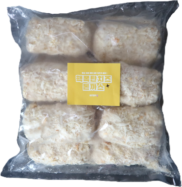 [송돈델리] 수제 블럭형 치즈돈까스 14장 총 2.52kg 업소용 대용량, 180g, 14개