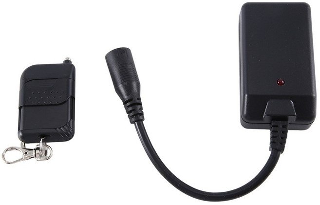 휴대용 XLR 무선 리모컨 리시버 연기 안개 기계용 DJ 무대 수신기 포깅 3 핀 400W 900 1500W, 1개, 1) Black