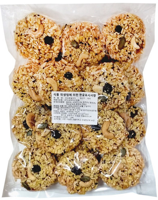 태국 견과류쌀강정 400g 약22개입, 1개