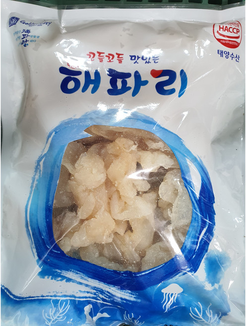 해파리발 머리 500g 식용 해파리 냉채용, 1개