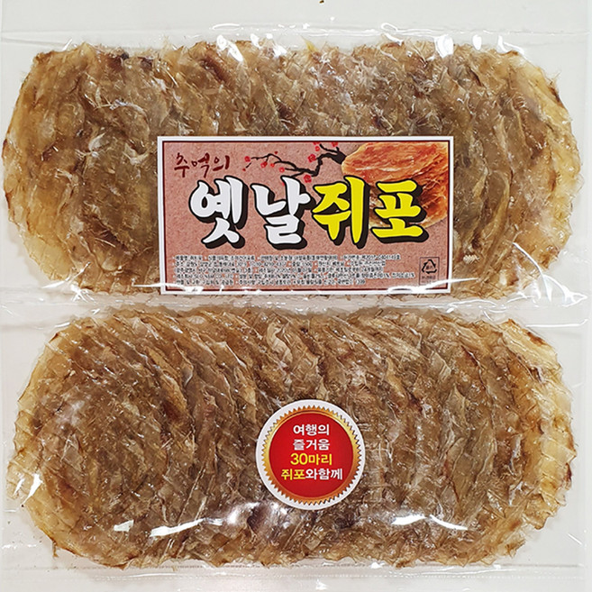 건어물파티 옛날쥐포 얇은 참쥐포 30포, 1봉, 650g 30포