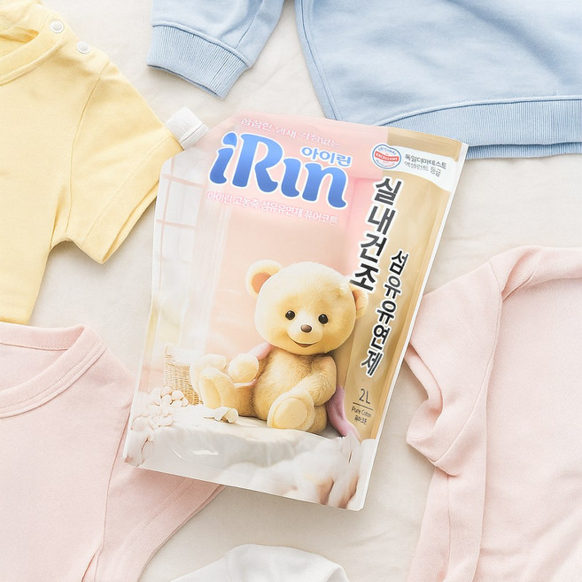 아이린 퓨어코튼 유연제 리필, 1개, 2L