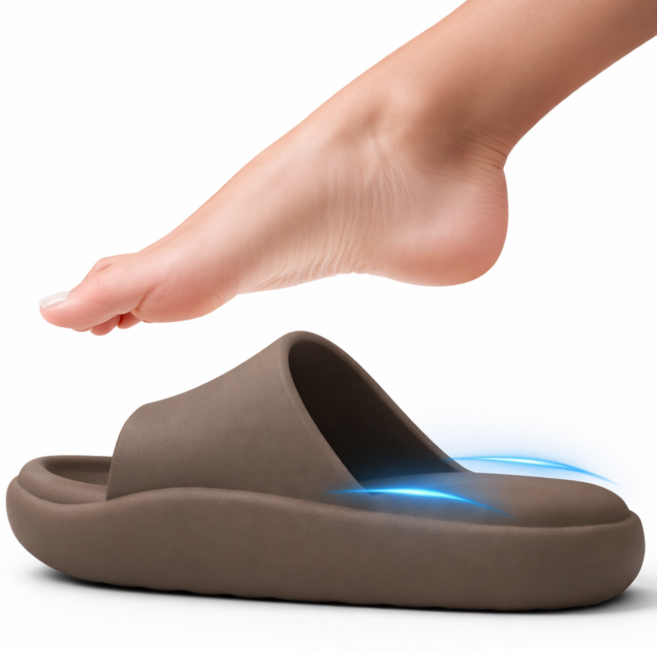 유즈오 아치슬리퍼 쿠션실내화 아치형힐링슬리퍼