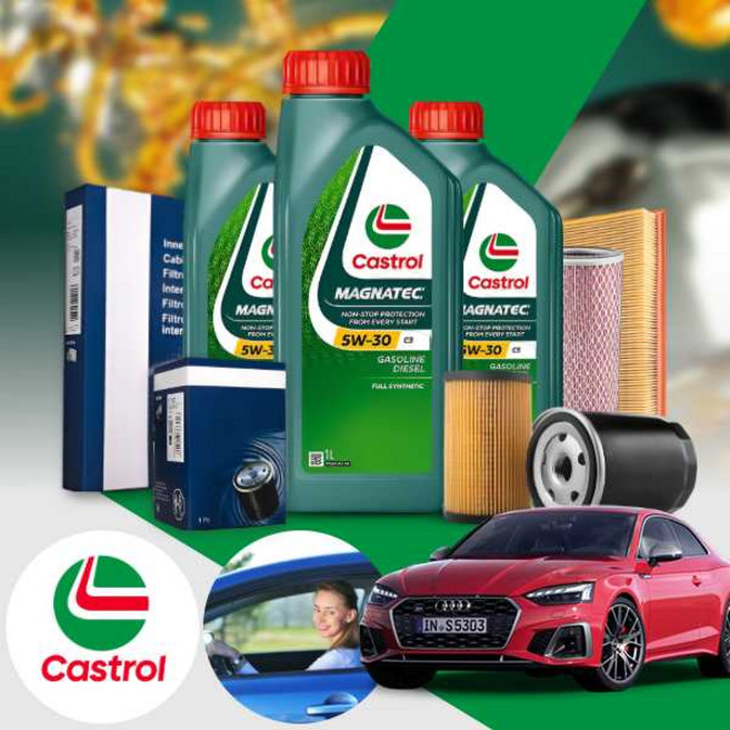 아우디 아우디 S5 가솔린 엔진오일세트 캐스트롤 마그네틱 5W30