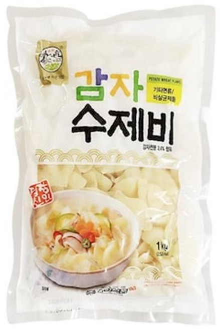 송학식품 감자수제비 1kg 10개 한박스