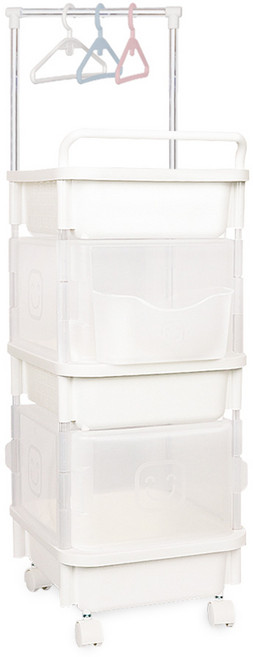 펫티 애완용품 보관함 다용도 트롤리 행거세트, 1개