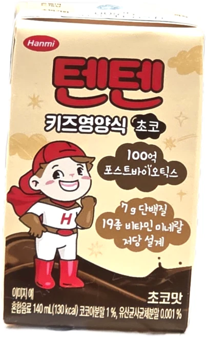 텐텐 키즈영양식 초코, 24개, 140ml - 쿠팡
