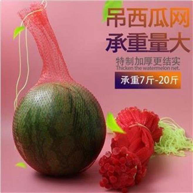 西瓜網兜 吊西瓜專用 加厚承重尼龍網袋, 1個, 40cm紅色特厚帶繩子50個, 紅色, 40cm, 特厚, 帶繩子, 50個