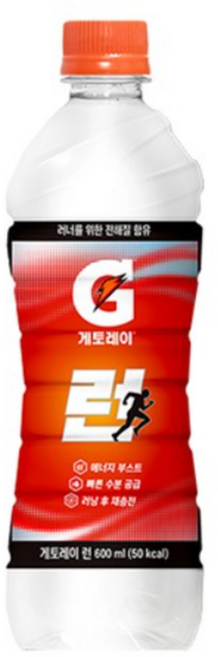 칠성)게토레이런600ml, 18개, 600ml