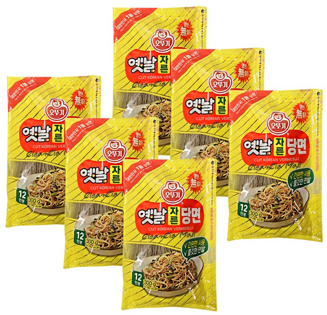 오뚜기 옛날 자른 당면, 300g, 6개