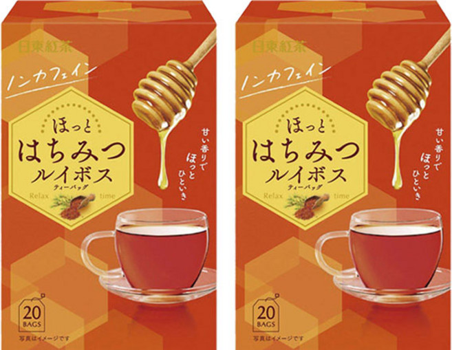 日東紅茶 日東紅茶蜂蜜路易波士茶包 20 包 2 盒裝, 2個, 20件