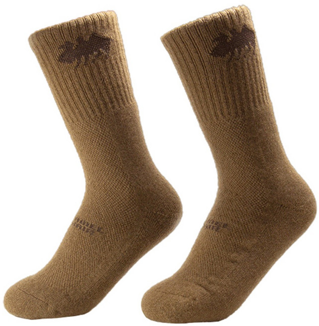 하제아웃도어 카멜 헤어다운 낙타털 등산 백패킹 오토바이 작업 배달 울 양말, 250~260mm, 1개, 카라멜