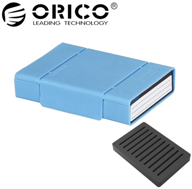 오리코 M.2형 SSD 10개 or 3.5형 HDD 1개 보관함 PHP-M2, 블루