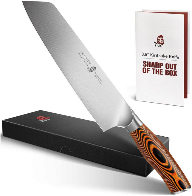 TUO 키리츠케 나이프-중국 요리사 칼-고탄소 독일 스테인리스 스틸 아시아 주방, 1개