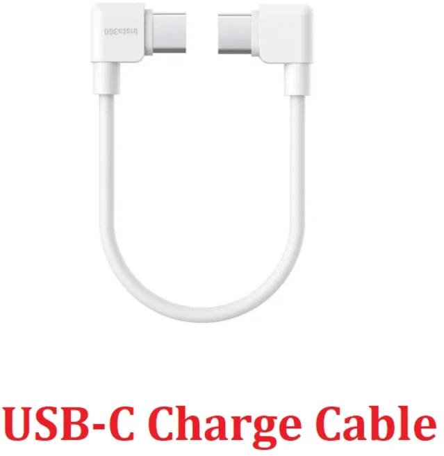 Insta360 플로우 2 프로 충전 케이블 USB C 및 라이트닝, 01   Mainland, 01 USB C Charge Cable