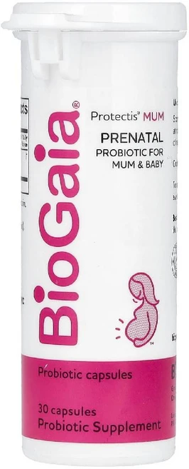 바이오가이아 Protectis MUM 임산부용 프로바이오틱 캡슐 30정, 3개 - 쿠팡