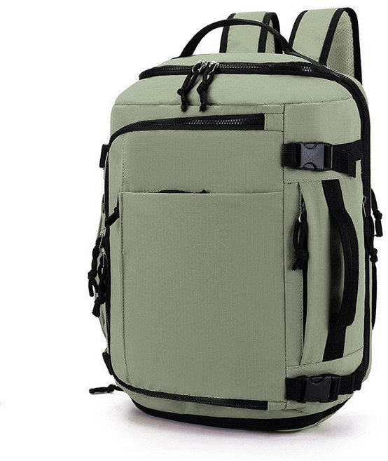 升級款粉色登機背包 旅行雙肩包, 升級款淺綠色 可擴展38L/20吋行李箱