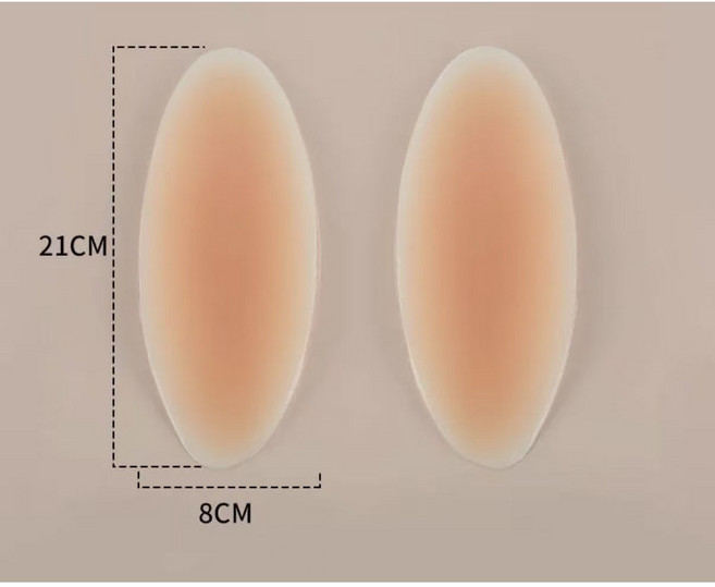 O자 다리 종아리 실리콘 패드 일자다리 스티커 타입 보정 오다리 피부색 1 켤레, 1개