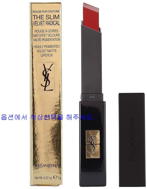 입생로랑 더 슬림 벨벳 래디컬, 1개, 306 Red Urge, 2g
