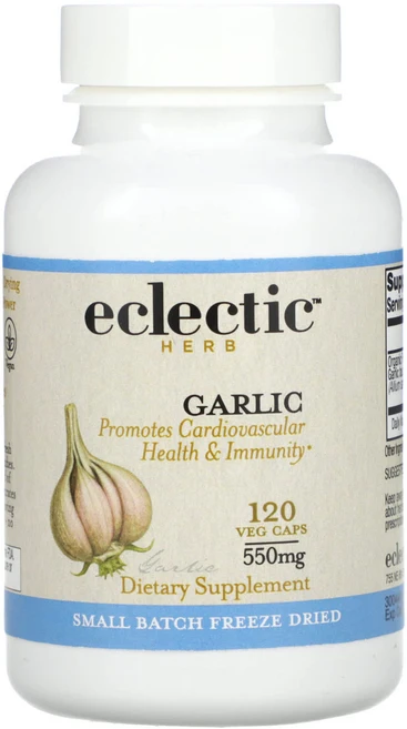 Eclectic Herb 신선 동결 건조 마늘 550mg 베지 캡슐 120정, EclecticHerb신선동결건조, 1개 - 쿠팡