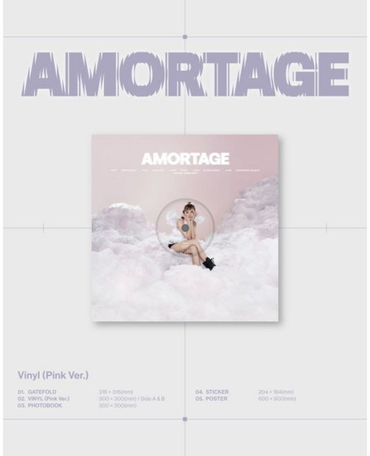 [LP] 지수 (JISOO) - JISOO Mini Album [AMORTAGE] (Pink ver.) [컬러 LP]