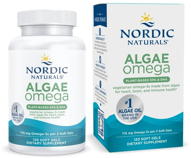 Nordic Naturals 해조류 오메가 소프트젤 120정, 1개 - 쿠팡