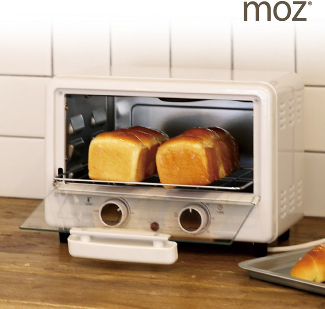 모즈 미니 바베큐 토스터 멀티 오븐 10L 가정용/사무실/캠핑/카라반, MOZ-OV750 (화이트)