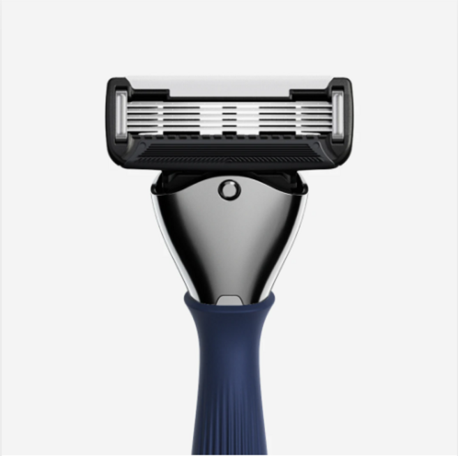 [오늘출발] (케이스 거치대 포함) 와이즐리 5중날 면도기 PRO SENS 호환 가능, 1개, 슬레이트 그레이