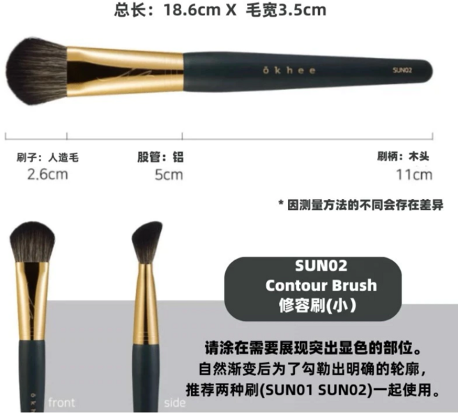 SOO ADOR OKHEE DOKHEE, SUN03鼻影修容刷, 1個